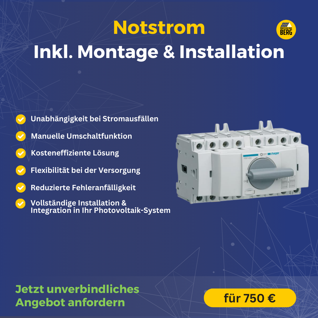 Notstromfunktion inkl. Montage & Installation