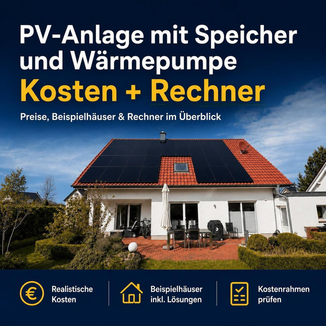 PV-Anlage mit Speicher und Wärmepumpe: Kosten und Rechner im Überblick