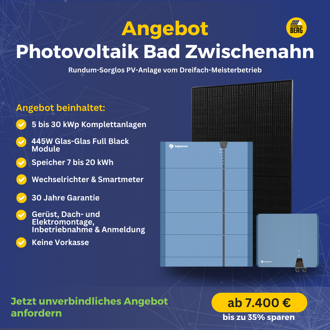 photovoltaik Bad Zwischenahn 5-30 kwp angebot inkl. speicher und montage