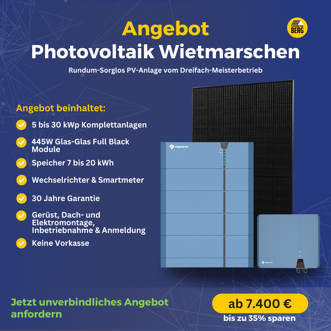 photovoltaik Wietmarschen 5-30 kwp angebot inkl. speicher und montage
