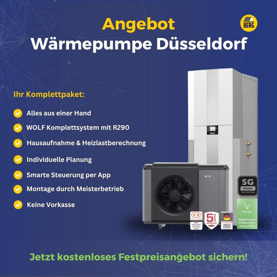 Wärmepumpe Düsseldorf – Komplettpaket mit R290, Planung und Montage