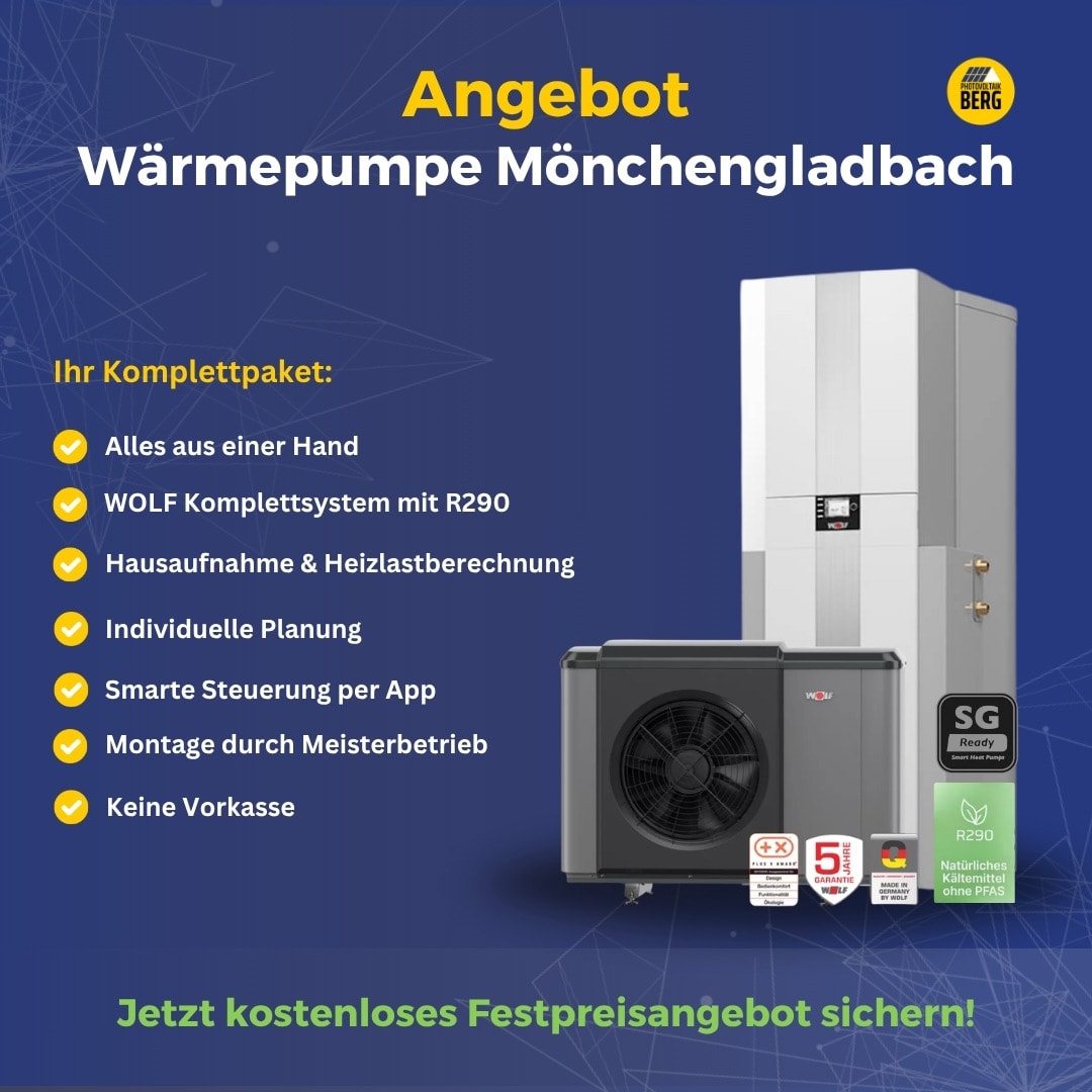 Wärmepumpe Mönchengladbach – Komplettpaket mit R290, Planung und Montage