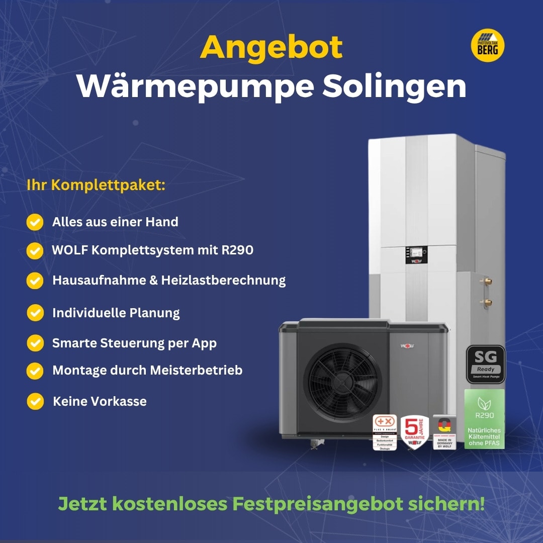 Wärmepumpe Solingen – Komplettpaket mit R290, Planung und Montage